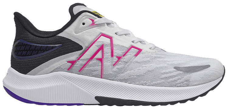 New Balance FuelCell Propel v3 Big Kid Wide White Pink Glow