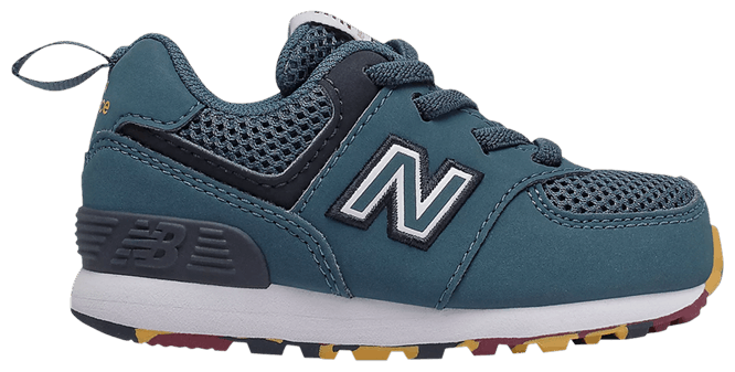 New Balance 574 Bungee Toddler Wide Lagoon