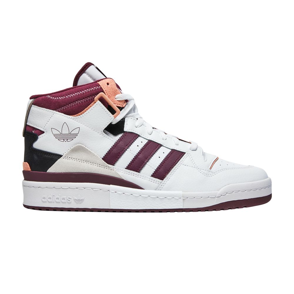 adidas Forum Exhibit Mid 'White Victory Crimson' | Men's Size 7.5