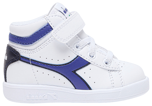 Diadora Game P High Toddler White Peacoat