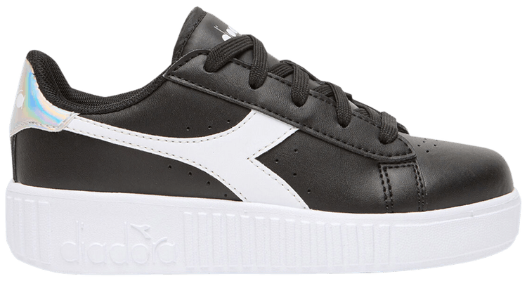 Diadora Game Step Little Kid Black White