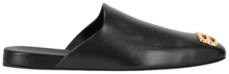 Balenciaga Cosy Mule Black Gold