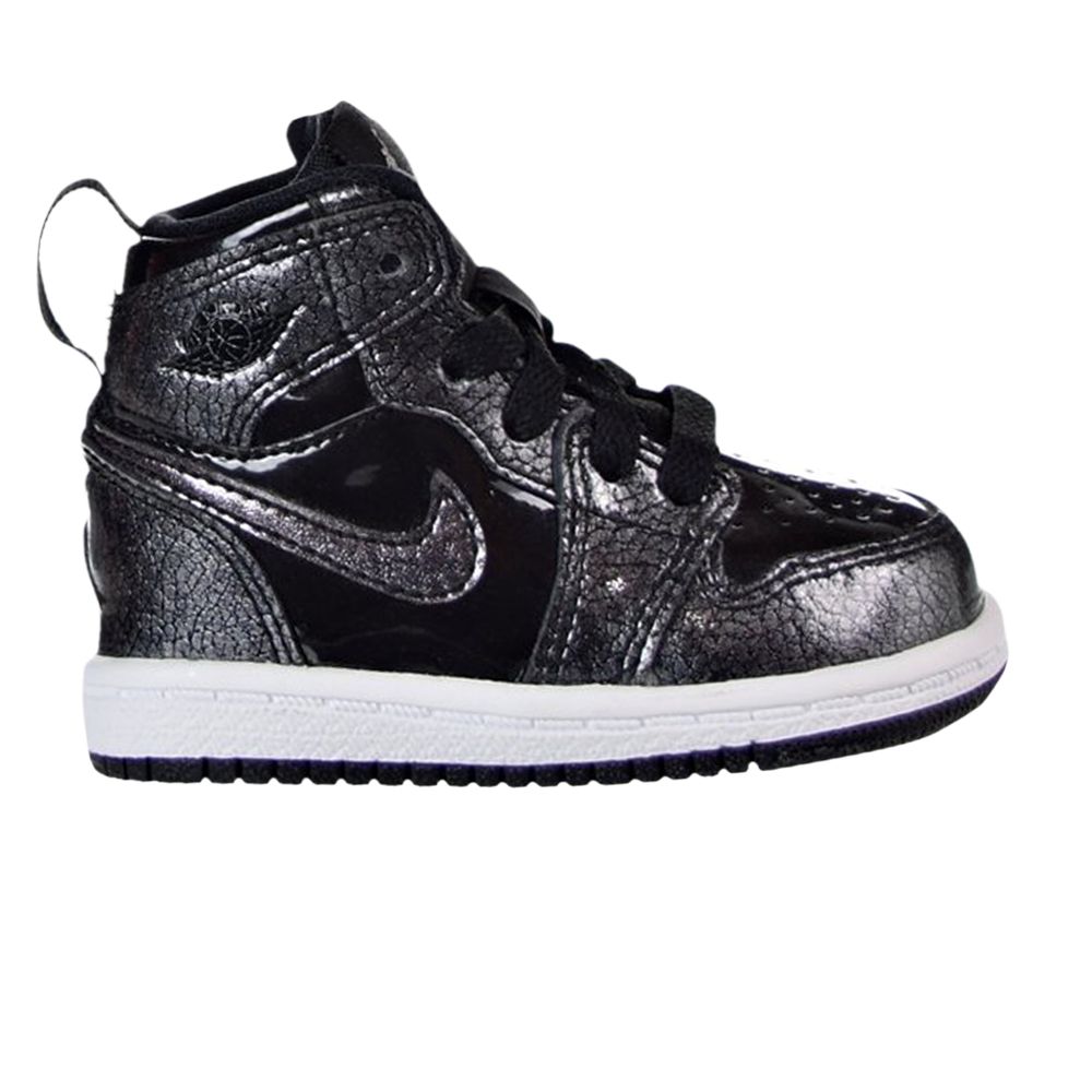Pre-owned Air Jordan 1 Retro High Bt 'black Patent' | Infant Size 6