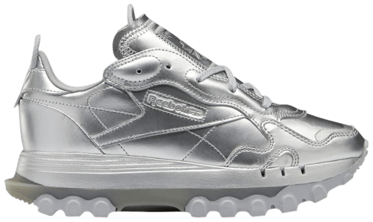 Cardi B x Reebok Classic Leather Silver Metallic Pewter