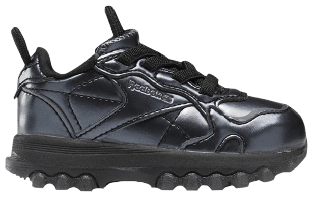 Cardi B x Reebok Classic Leather Toddler Black Dark Silver