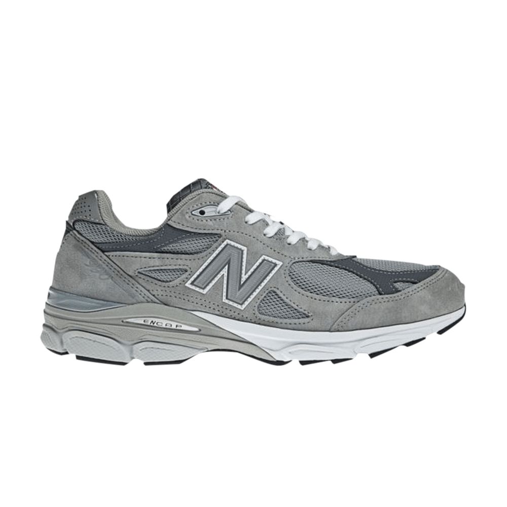 Click to view more detailed imagery on our partner's website Pre-owned New Balance 990v3 Made In Usa 4e Wide'grey White'