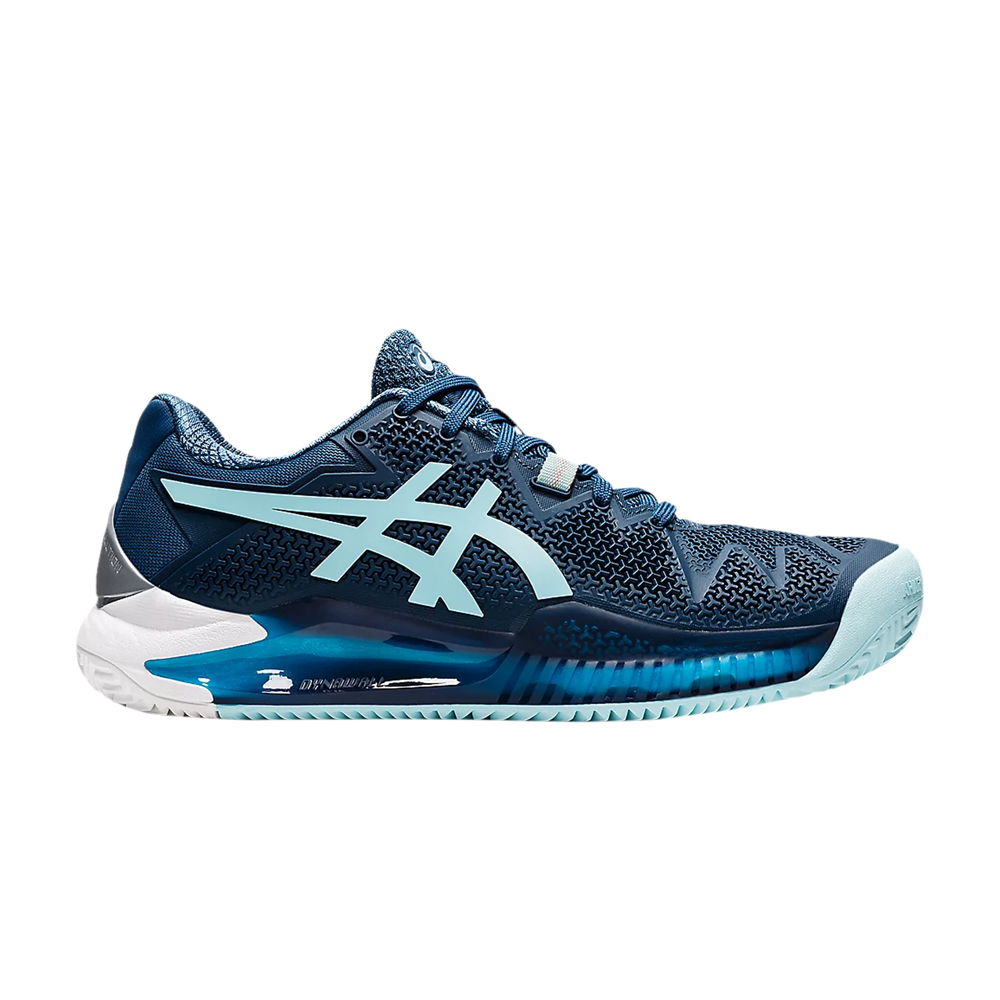 Pre-owned Asics Wmns Gel Resolution 8 Clay 'light Indigo Clear Blue'