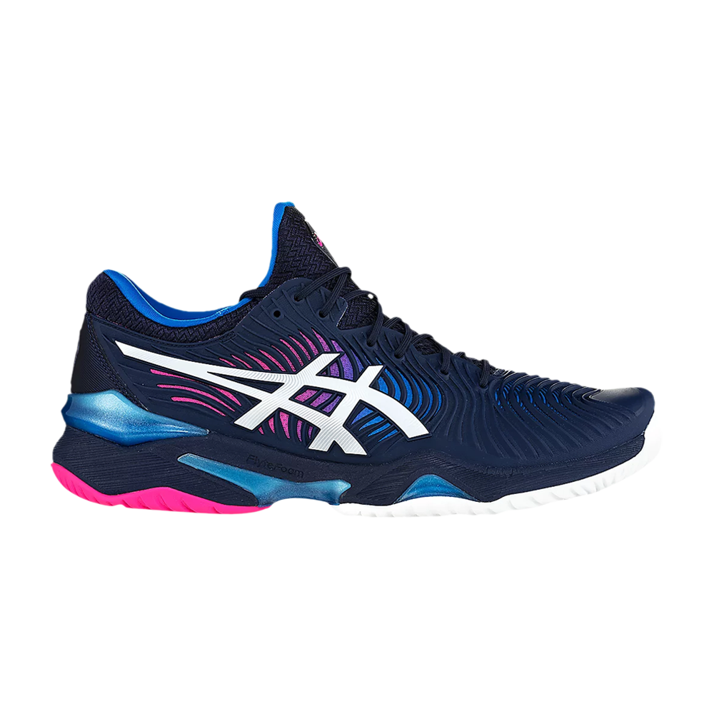Pre-owned Asics Wmns Court Ff 2 'peacoat White' In Blue