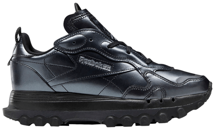 Cardi B x Reebok Classic Leather Black Dark Silver