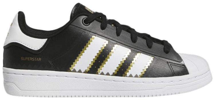 Adidas Wmns Superstar OT Tech Black Gold Metallic