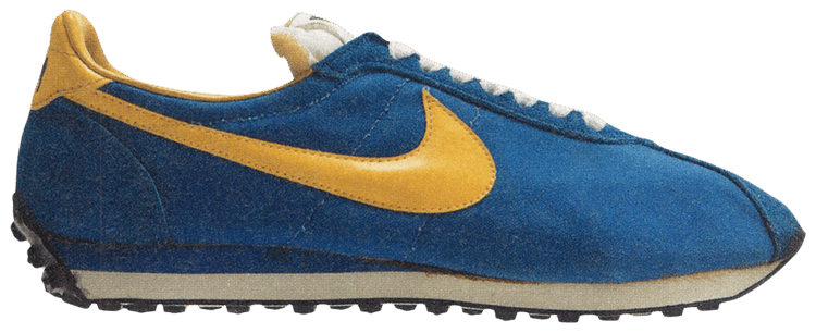 Nike Waffle Trainer Canvas Blue Yellow 1977