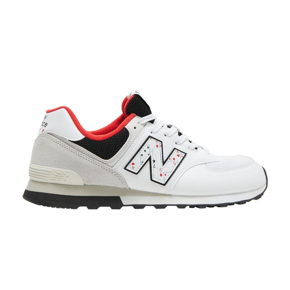 New Balance 574 'Playing Card - White' | Men's Size 7.5
