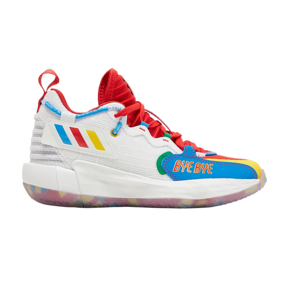 adidas LEGO x Dame 7 EXTPLY Big Kid 'Bye Bye' | Multi-Color | Kid's Size 4