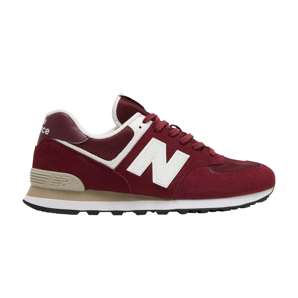 Pre-owned New Balance 574 'garnet' In Red