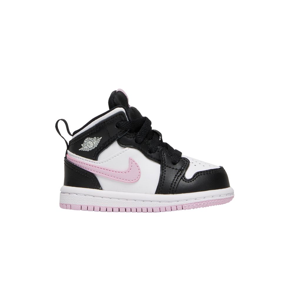 Pre-owned Air Jordan 1 Mid Td 'white Light Arctic Pink' | Infant Size 9
