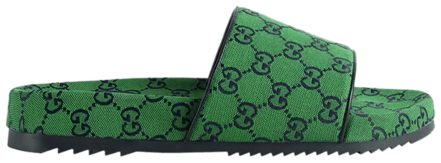 Buy Gucci GG Canvas Slide Sandal 'Green Monogram' 663660 9SFVO 3360