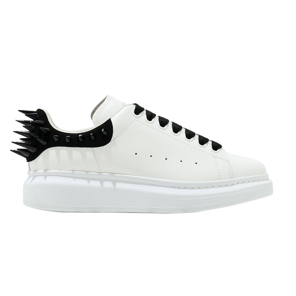 Pre-owned Alexander Mcqueen Wmns Oversized Sneaker 'white Black' | Women's Size 40