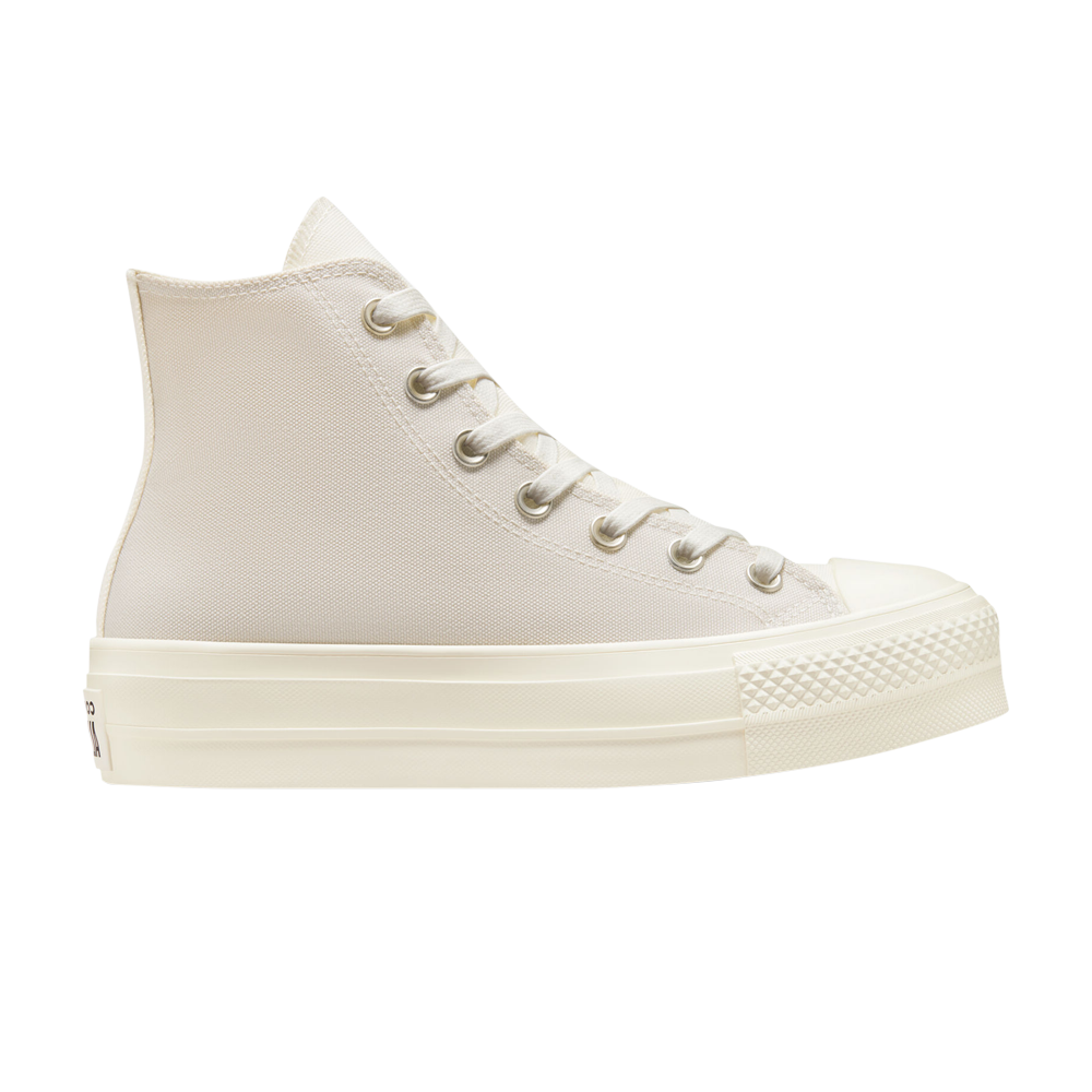 Pre-owned Converse Wmns Chuck Taylor All Star Tri-panel High 'color Block - Hemp Desert Sand' In Tan