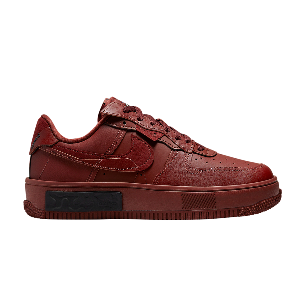 Pre-owned Nike Wmns Air Force 1 Fontanka 'burnt Sunrise' In Red