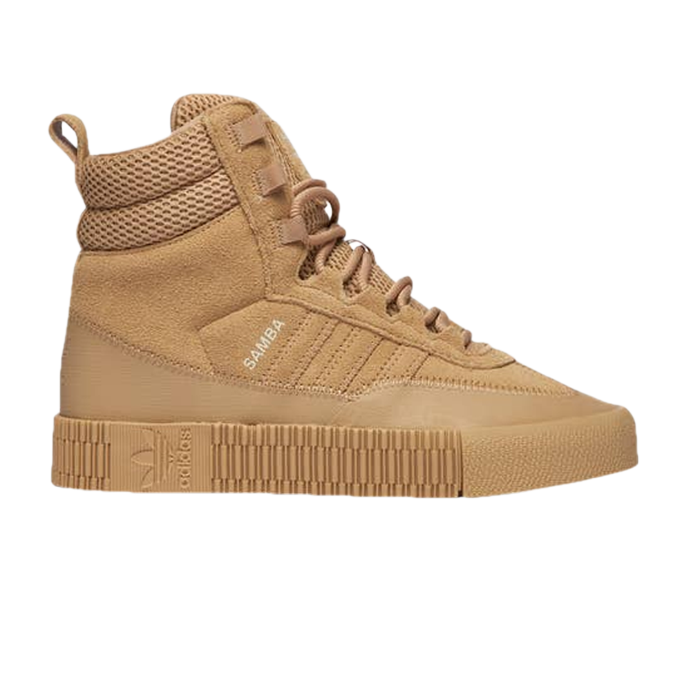 Pre-owned Adidas Originals Wmns Samba Boot 'pale Nude' In Tan