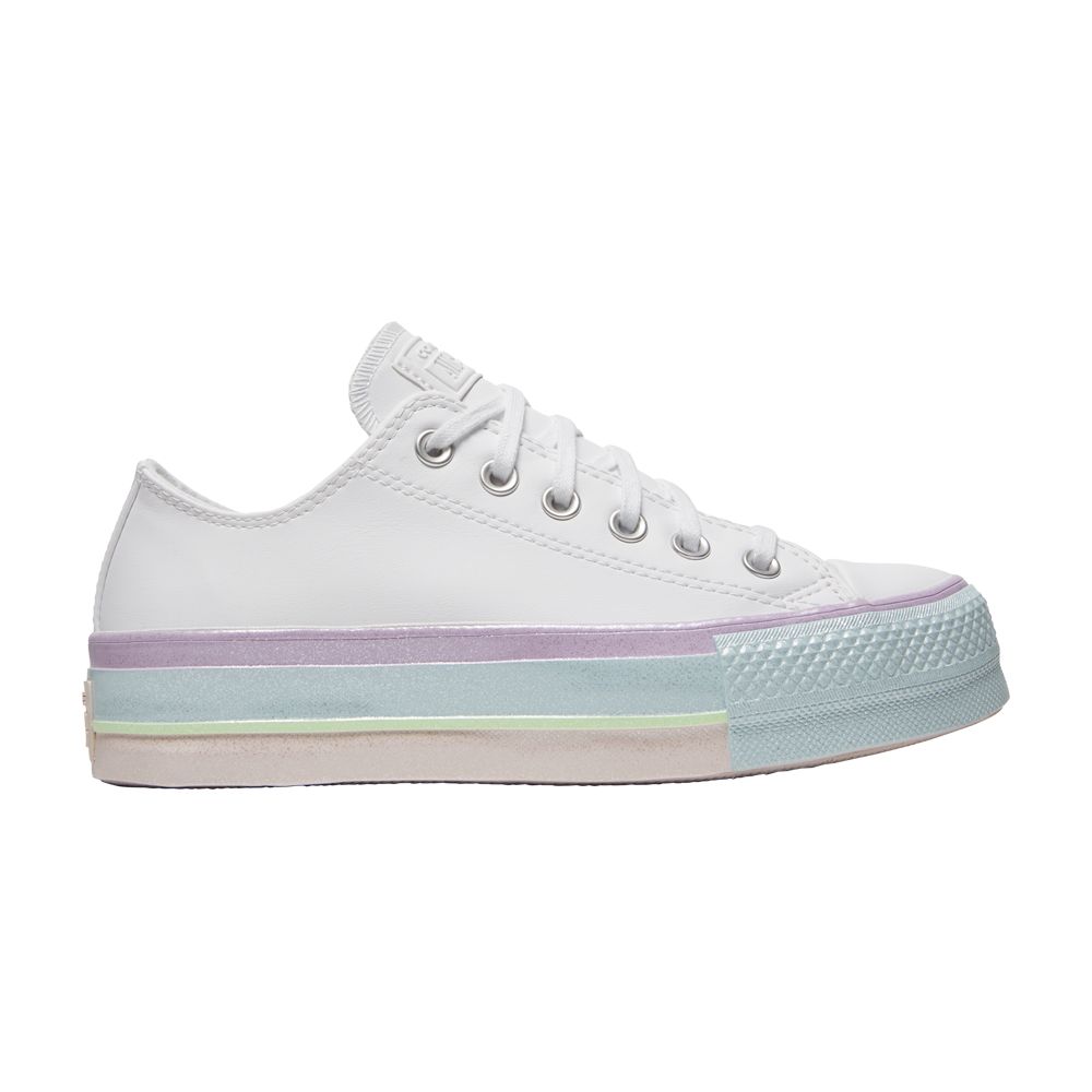 Converse Wmns Chuck Taylor All Star Lift Low 'White Lilac Blue' | Women's Size 6.5