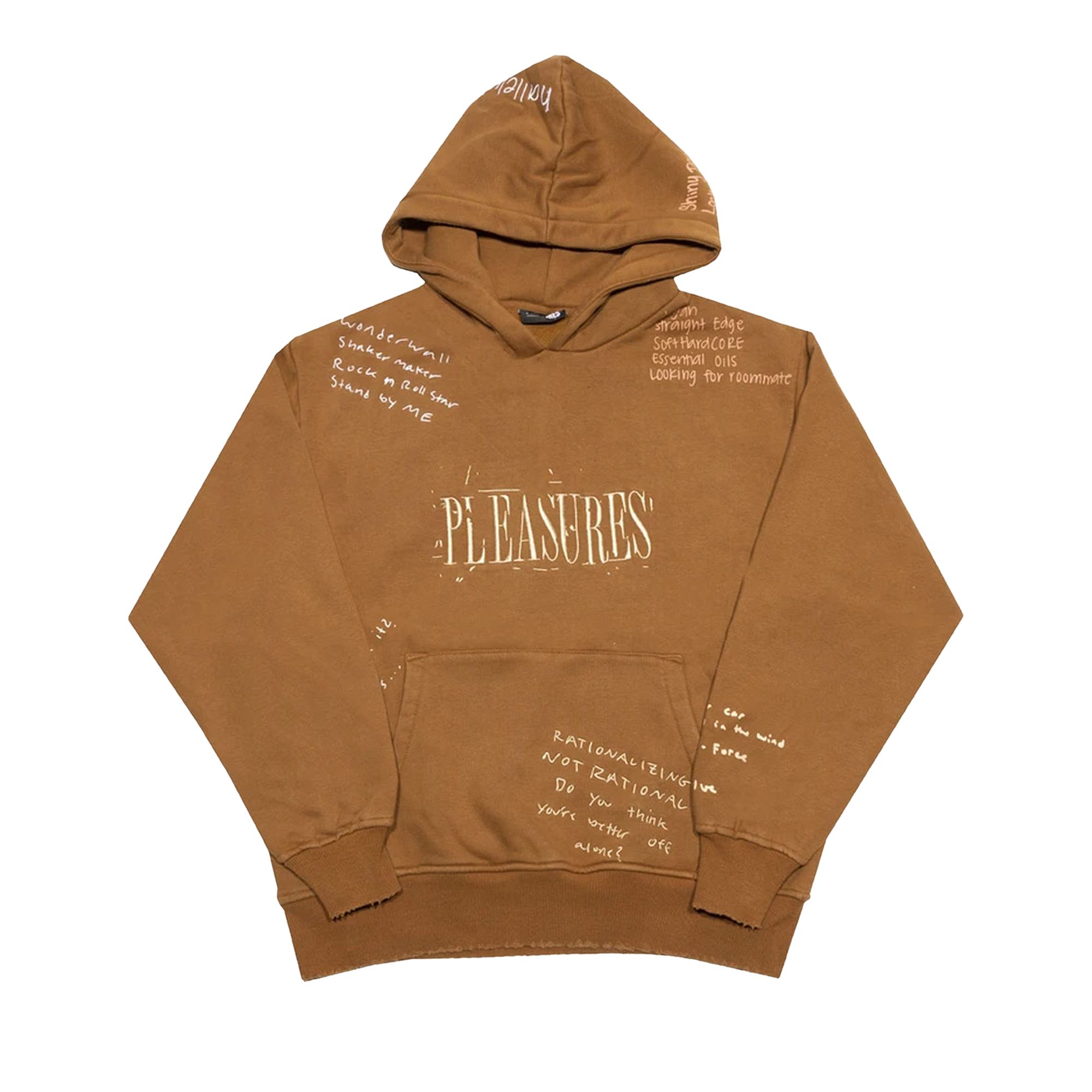 Pleasures Remote Hoodie 'Brown' | Men's Size M