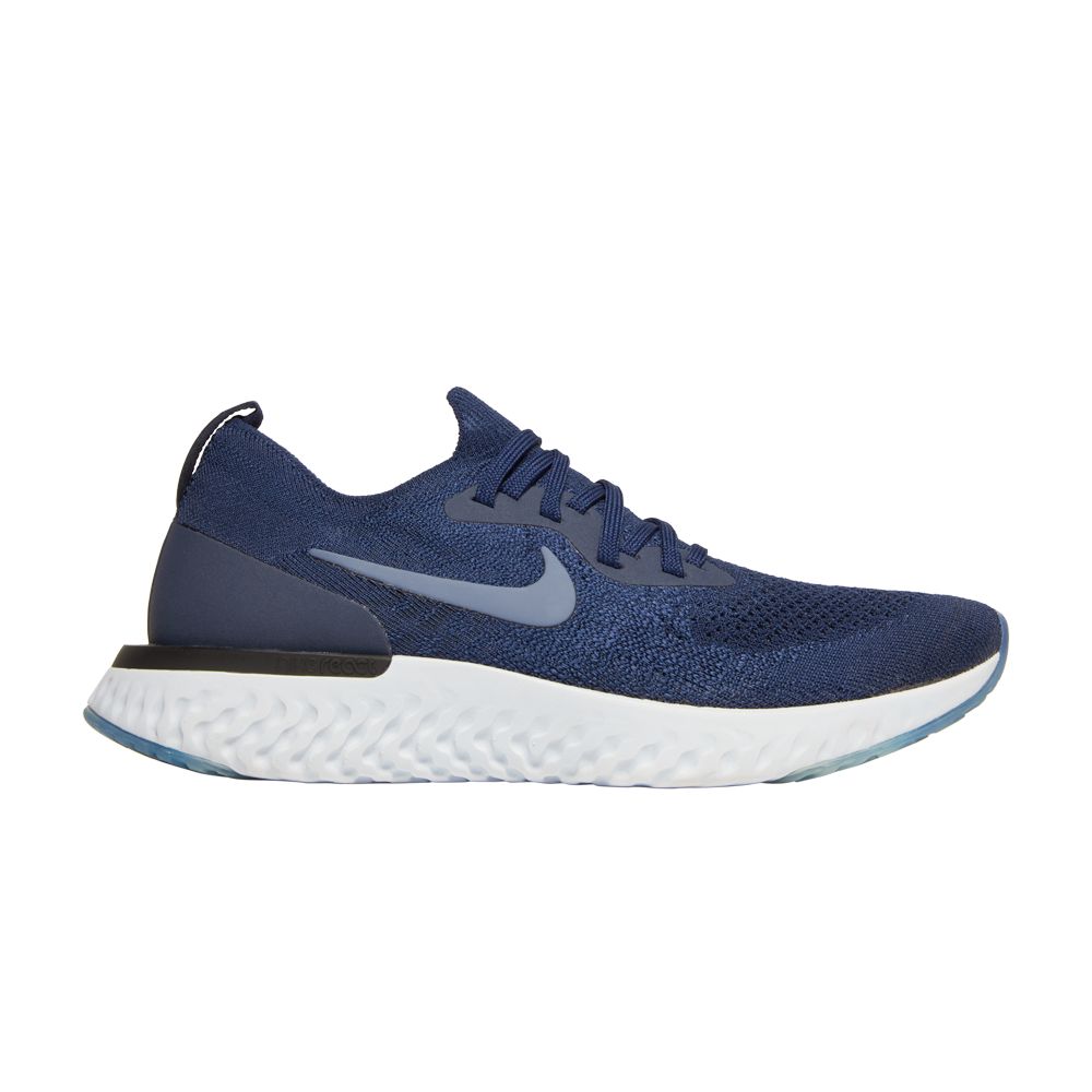 Nike Epic React Flyknit 'College Navy' | Blue | Men's Size 9 - AQ0067-402
