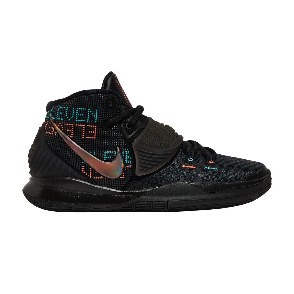 Pre-owned Nike Kyrie 6 Gs 'shot Clock' | Black | Kid's Size 7