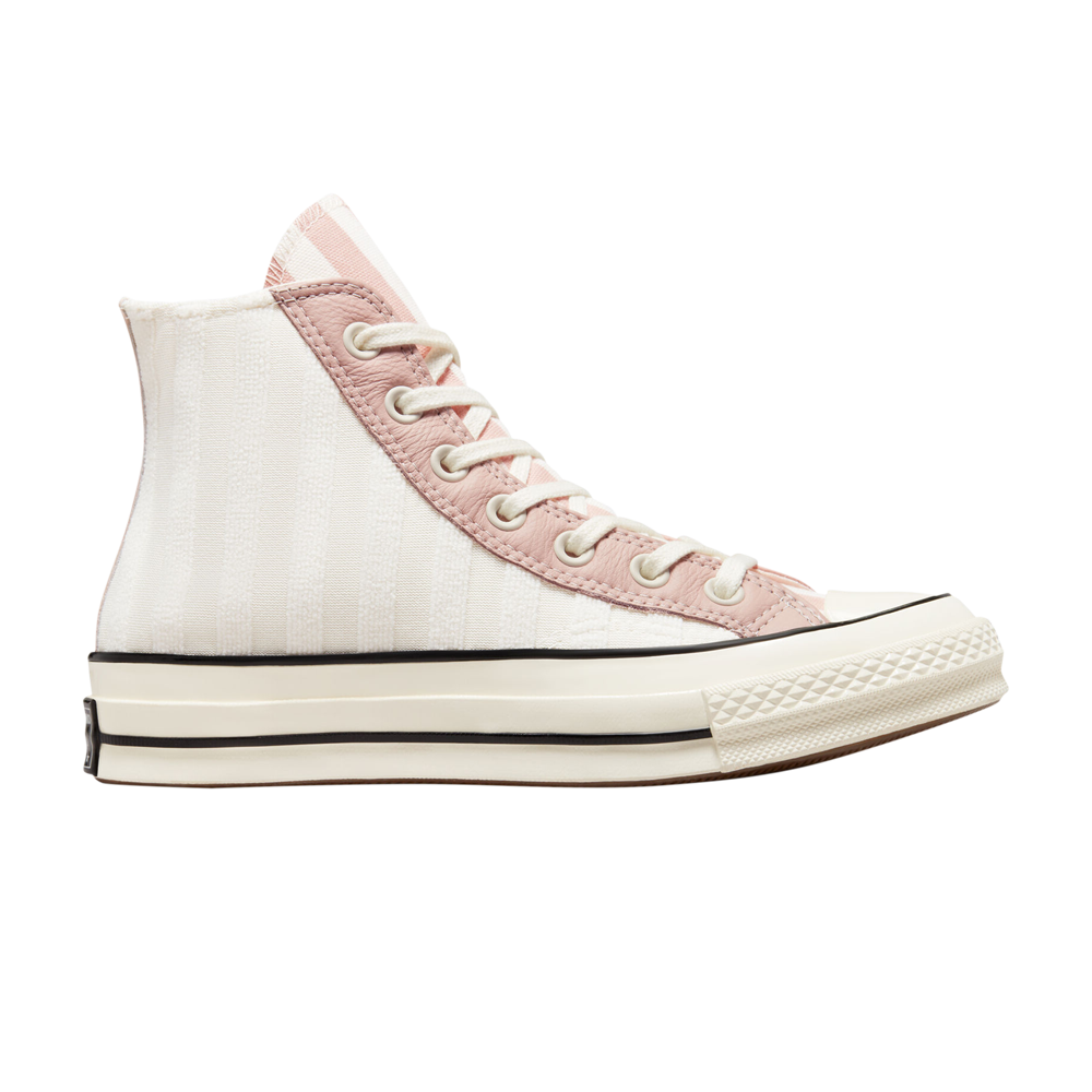 Pre-owned Converse Wmns Chuck 70 Striped High 'terry Cloth' In Cream
