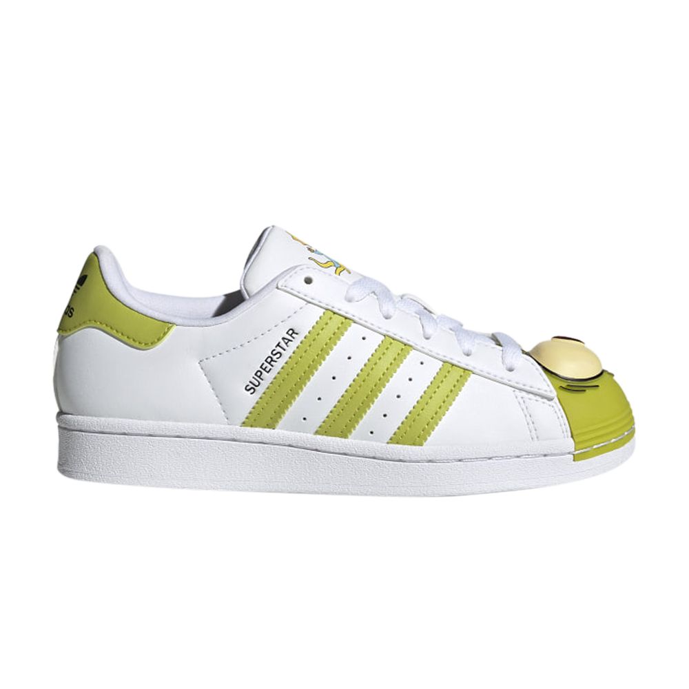 Pre-owned Adidas Originals Adidas The Simpsons X Superstar J 'kang And Kodos' | White | Kid's Size 7