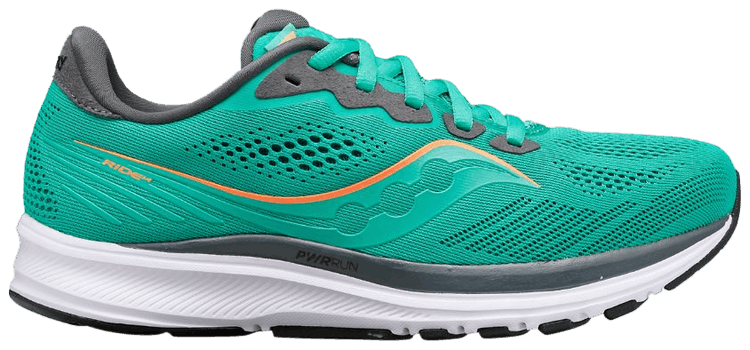 Saucony Wmns Ride 14 Jade ViZiOrange