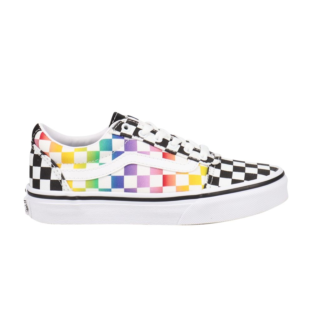Vans Ward Kids 'Rainbow Checkerboard' | Multi-Color | Kid's Size 7