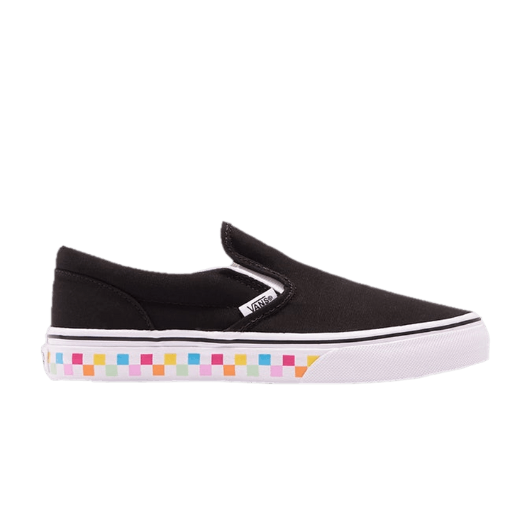Buy Classic Slip On GS Rainbow Checkerboard Sole VN0A4UH831K GOAT CA