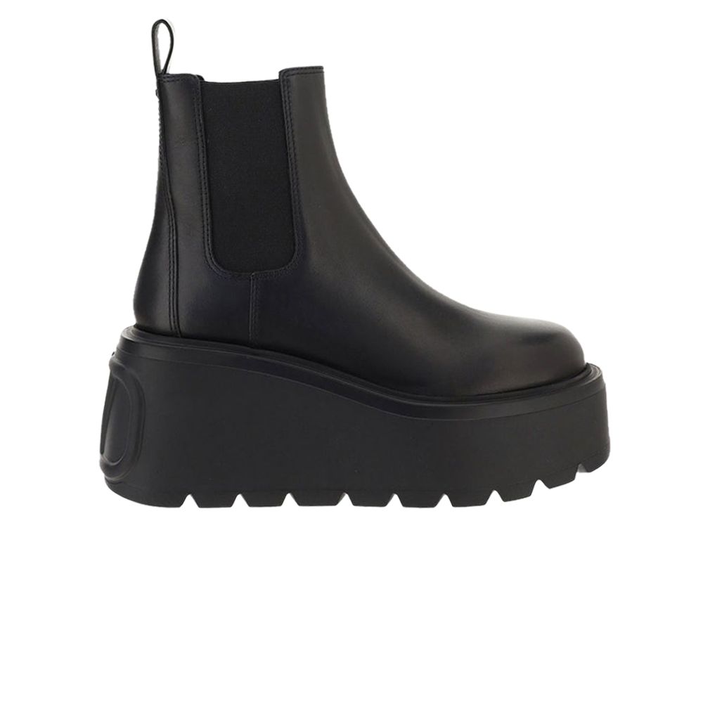 Pre-owned Valentino Garavani Valentino Valentino Wmns Chunky Sole Ankle Platform Boot 'black' | Women's Size 40