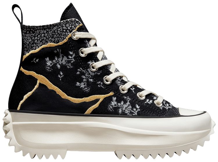 Converse Run Star Hike High Metallic Floral