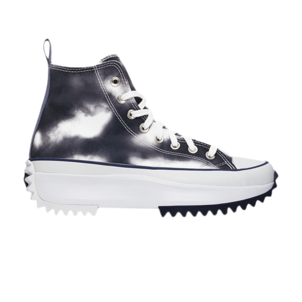 Pre-owned Converse Wmns Run Star Hike High 'steel' In Silver