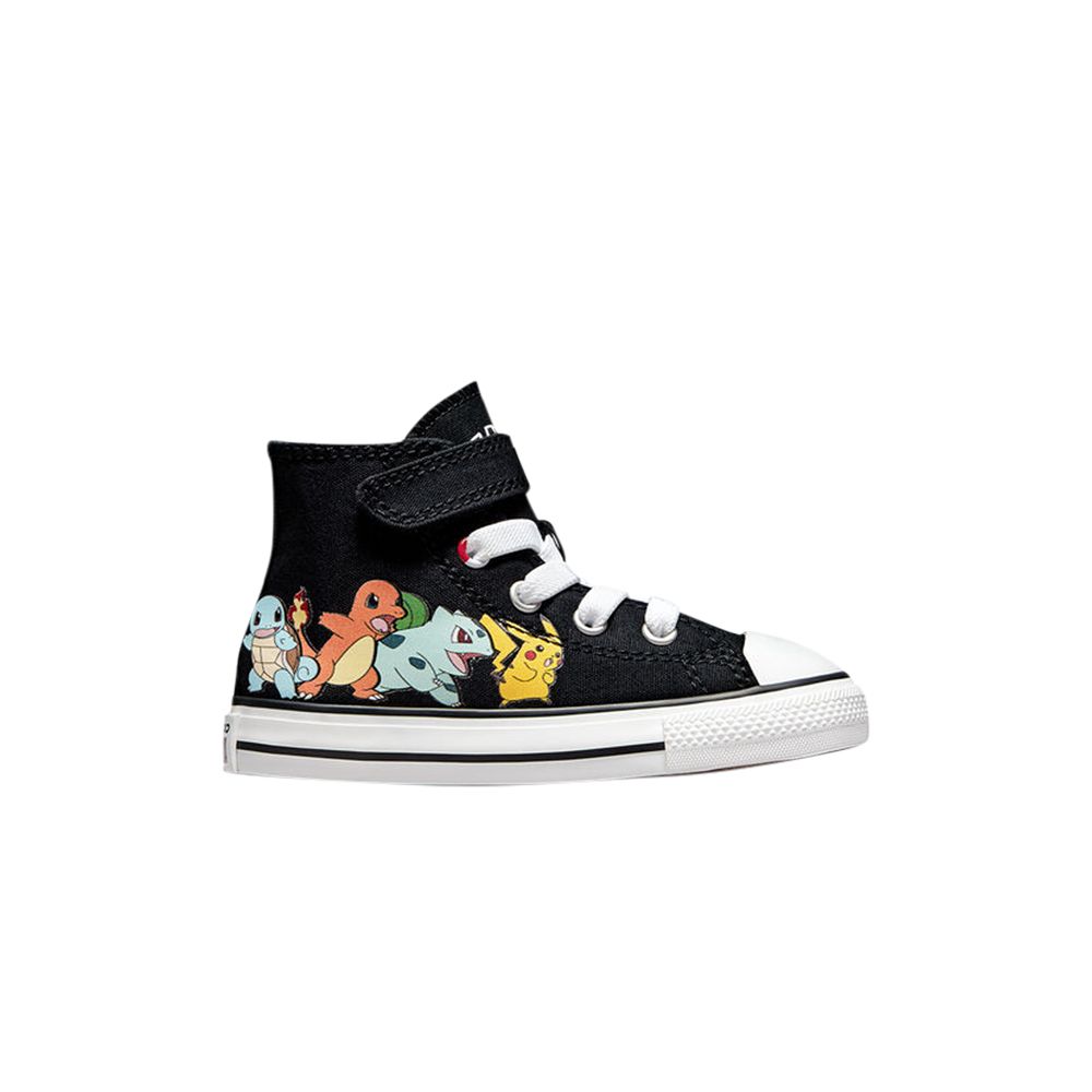 Pre-owned Converse Pokemon X Chuck Taylor All Star High Td 'first Partners' | Black | Infant Size 8