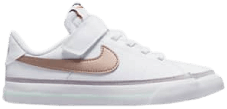 Nike Court Legacy PS White Metallic Red Bronze
