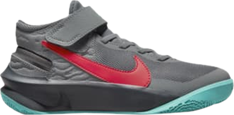 Team Hustle D10 FlyEase GS 'Smoke Grey Washed Teal Siren Red'