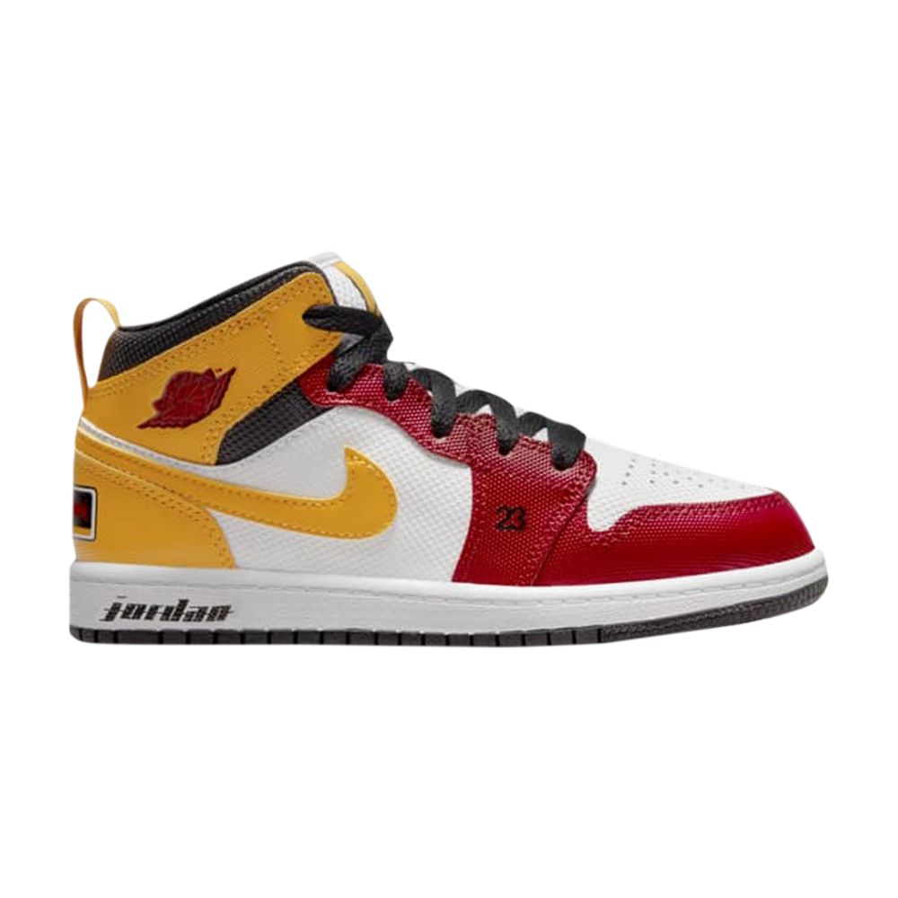 Air Jordan 1 Mid SE PS 'Motorsport' | White | Kid's Size 11