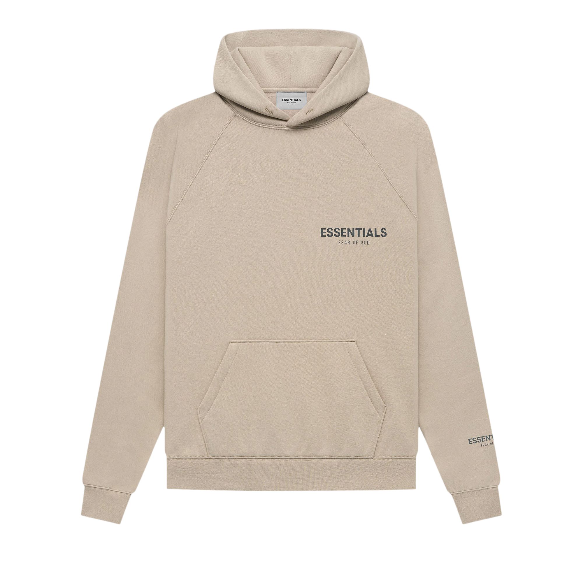 Fear of God Essentials Pullover Hoodie 'String' | Tan | Men's Size M