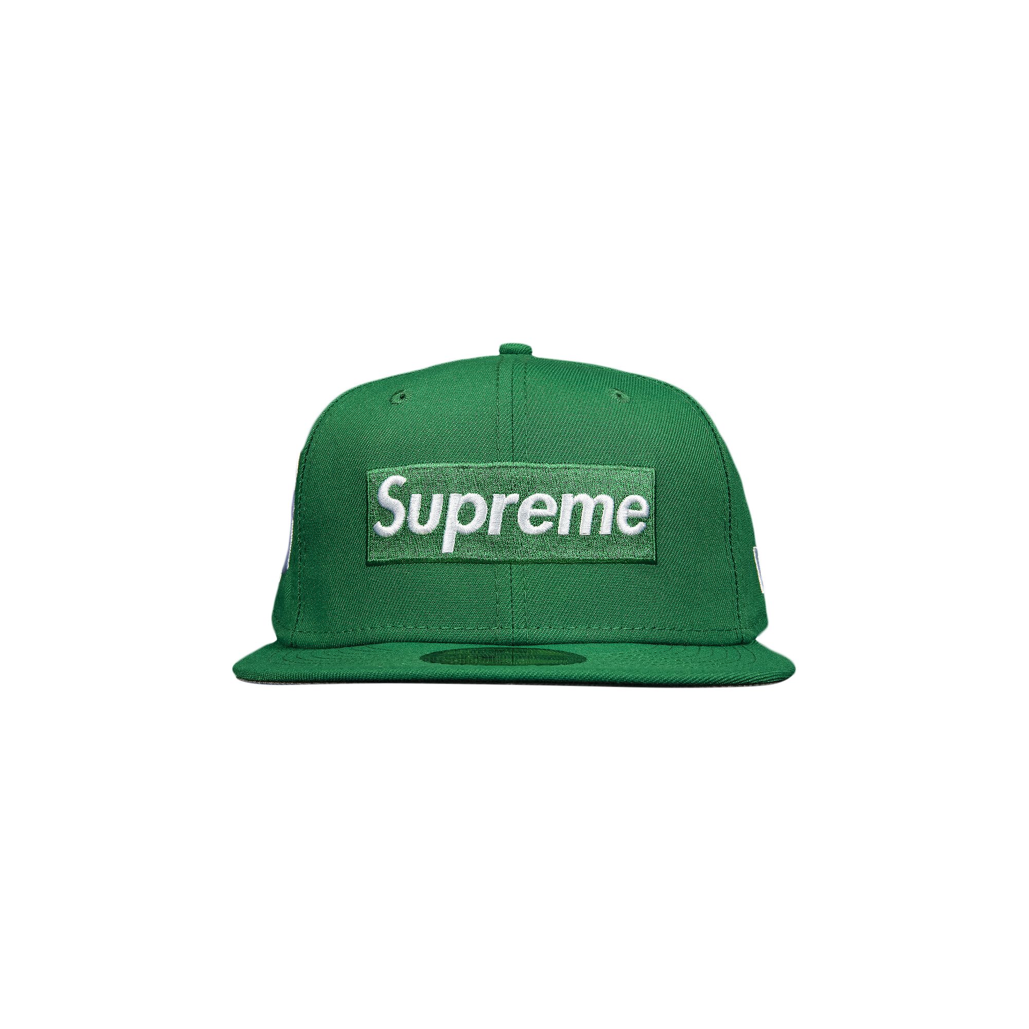 Supreme x New York Yankees Box Logo New Era 'Green' | Men's Size 7.375