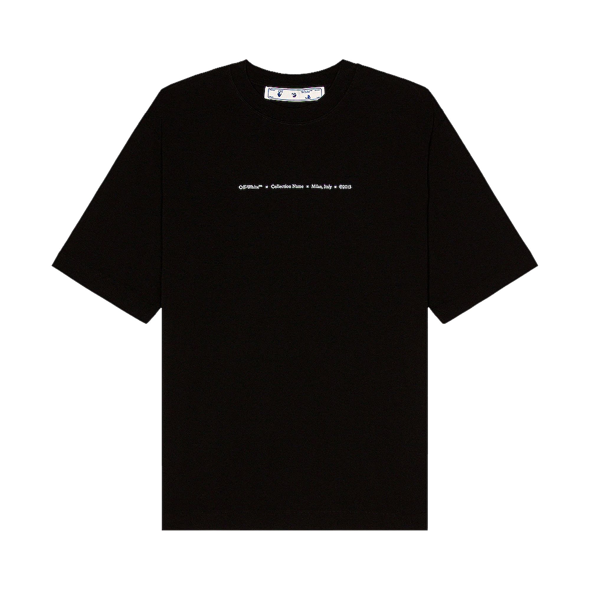 Pre-owned Off-white Marker Skate Tee 'black/multicolor'