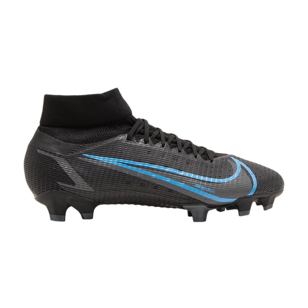 Pre-owned Nike Mercurial Superfly 8 Pro Fg 'black Photo Blue'