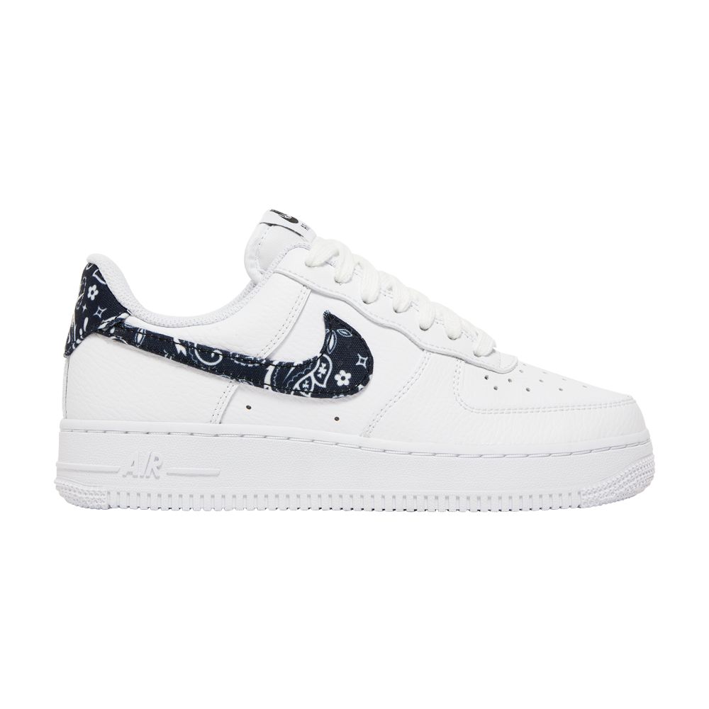 Nike Wmns Air Force 1 '07 Essentials 'Black Paisley' | White | Women's Size 9