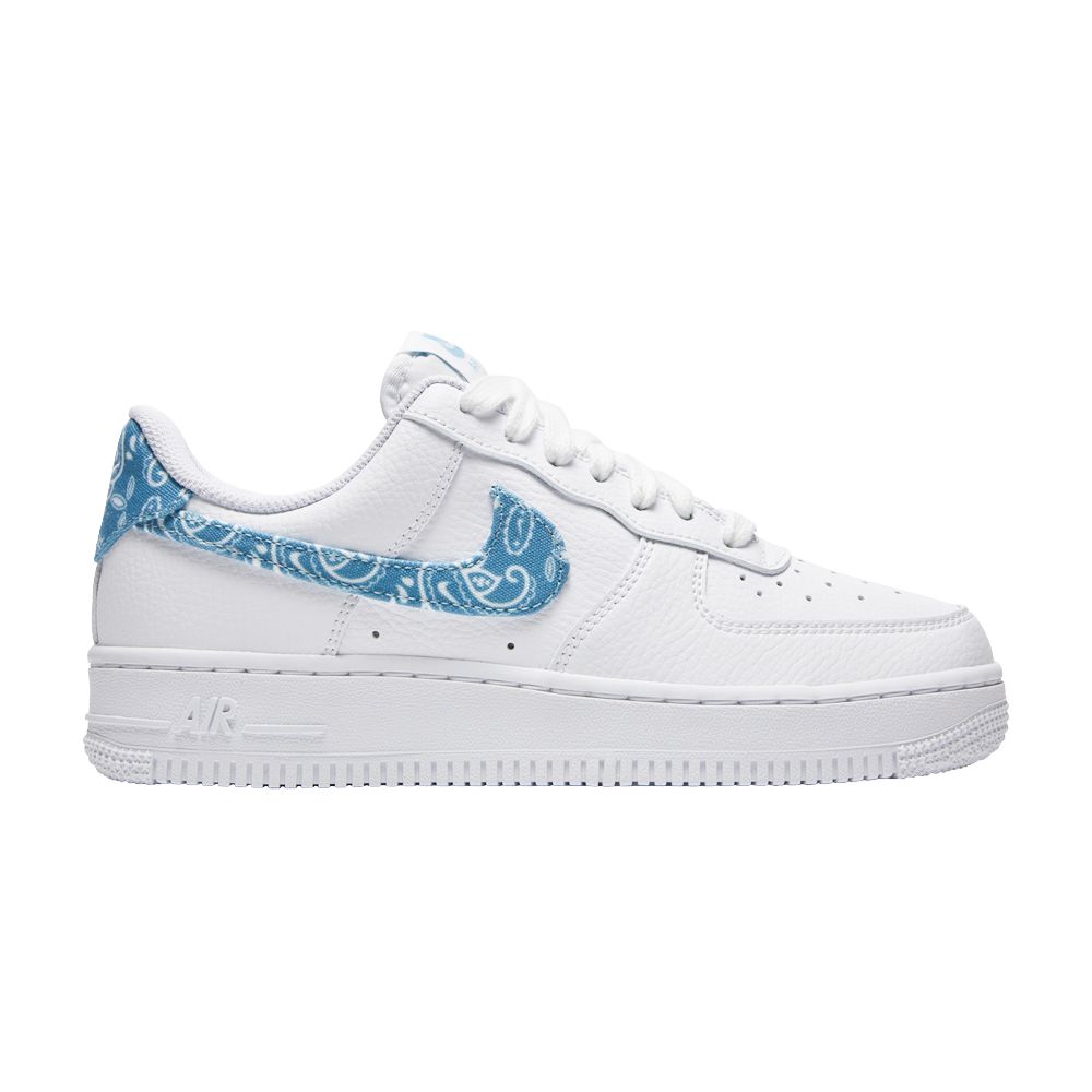 Nike Wmns Air Force 1 '07 Essentials 'Blue Paisley' | White | Women's Size 5