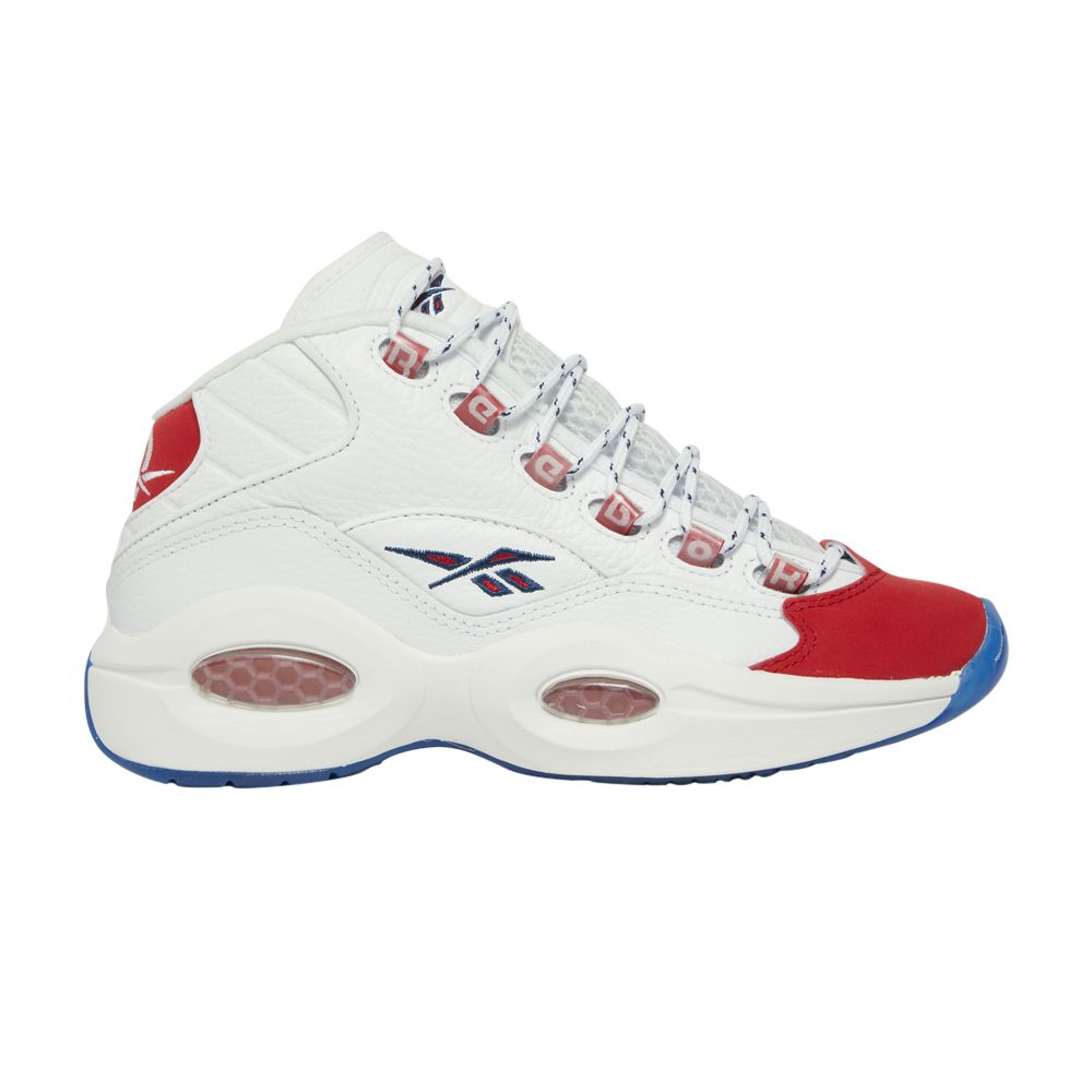 Reebok Question Mid OG Big Kids 'Red Toe' 2020 | Kid's Size 6