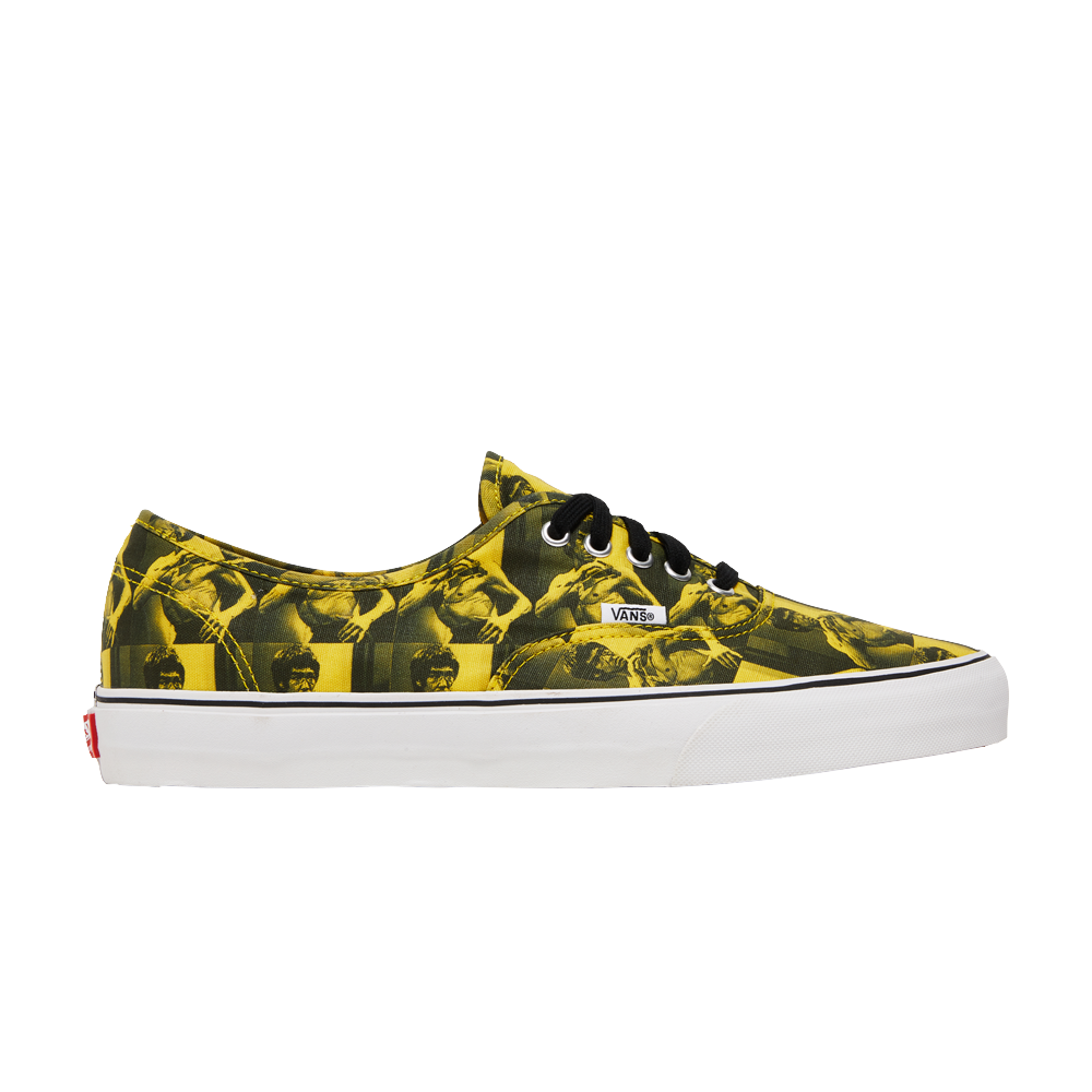 Pre-owned Vans Supreme X Authentic Pro 'bruce Lee - Yellow'