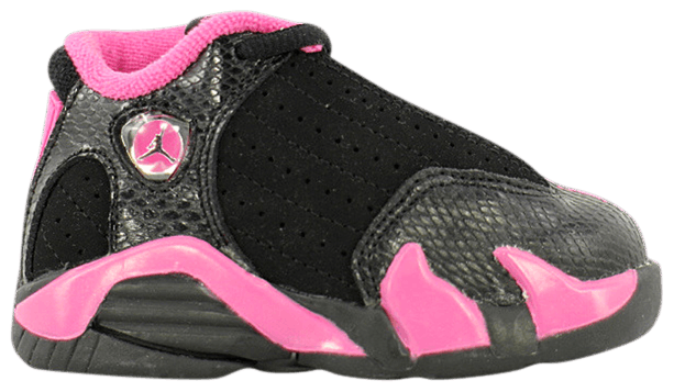 Air jordan 14 black desert pink clearance