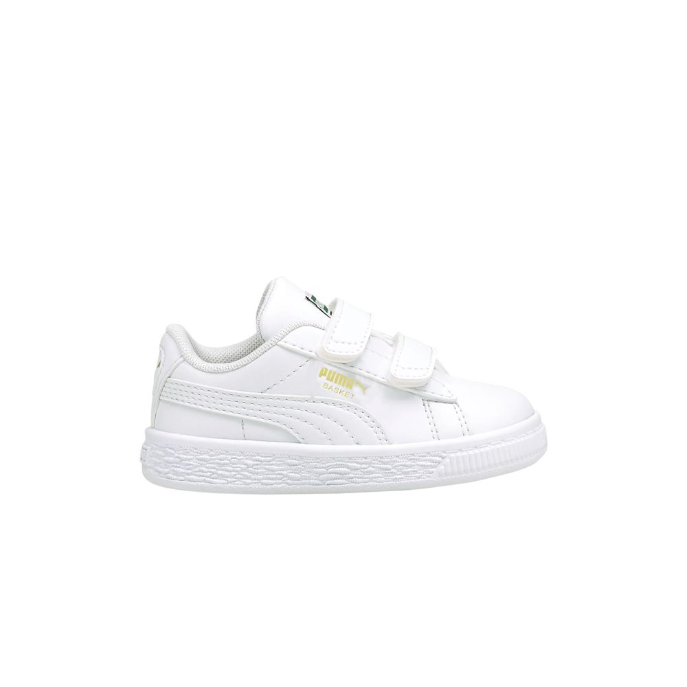 Pre-owned Puma Basket Classic 21 Infant 'white' | Infant Size 9